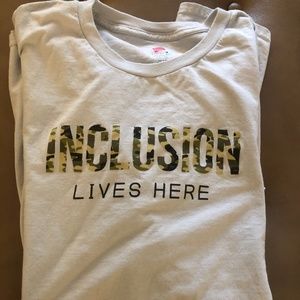 Inclusion Lives Here - Short Sleeve Best Buddies T
